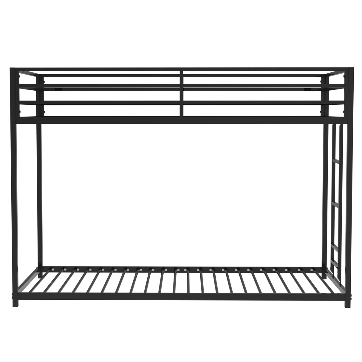 Adam Twin over Twin Metal Bunk, Black - V.I.P Digital Presence