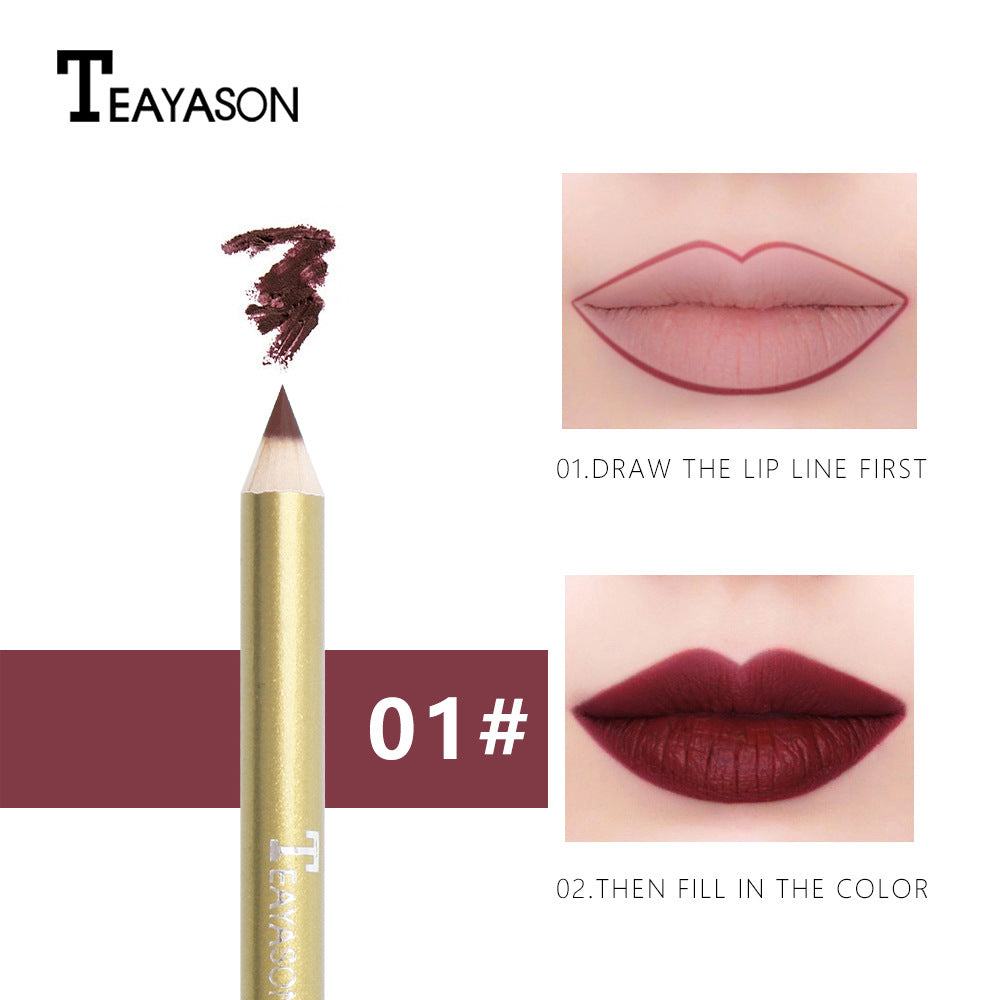 Matte Lip Liner Lasting Vampire Color Nude Pink Big Red Lipstick Lip Pencil - V.I.P Digital Presence