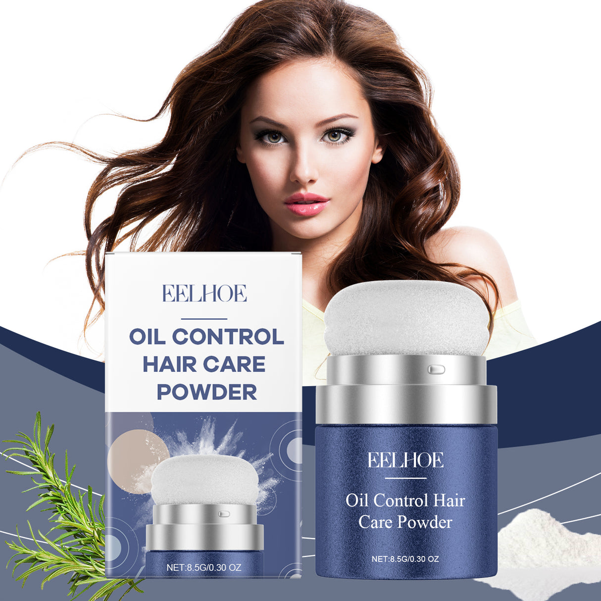 Hair Oil Removal Pomp Powder Oil Control Fluffy, Not Dry, Refreshing, Mild, Natural Light, Not Greasy - V.I.P Digital Presence