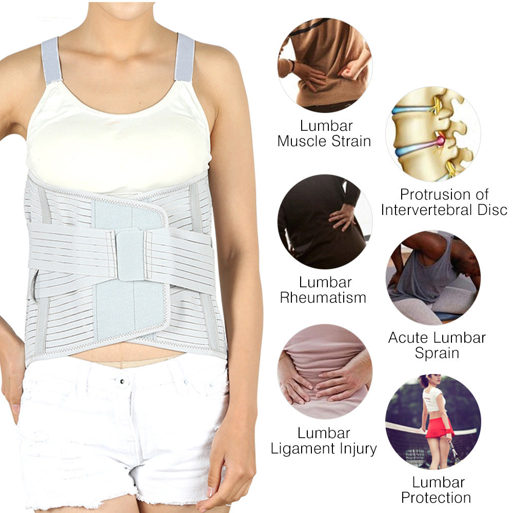 Hailicare Steel Plate Belt Protector Lumbar Muscle Strain Lumbar Disc Protrusion Widening And Lengthening Belt Protector - V.I.P Digital Presence