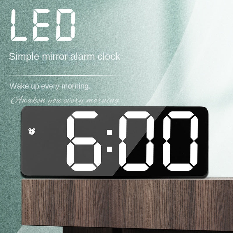 Simple Style LED Electronic Alarm Clock Battery and Plug-in Dual-use Timepiece Yida Time - V.I.P Digital Presence