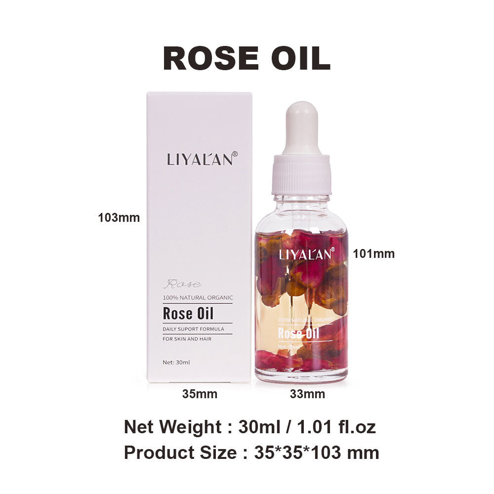 30ml Multi-Purpose Rose Oil: For Face, Body & Hair - Hydrating Botanical Essential Oil - V.I.P Digital Presence