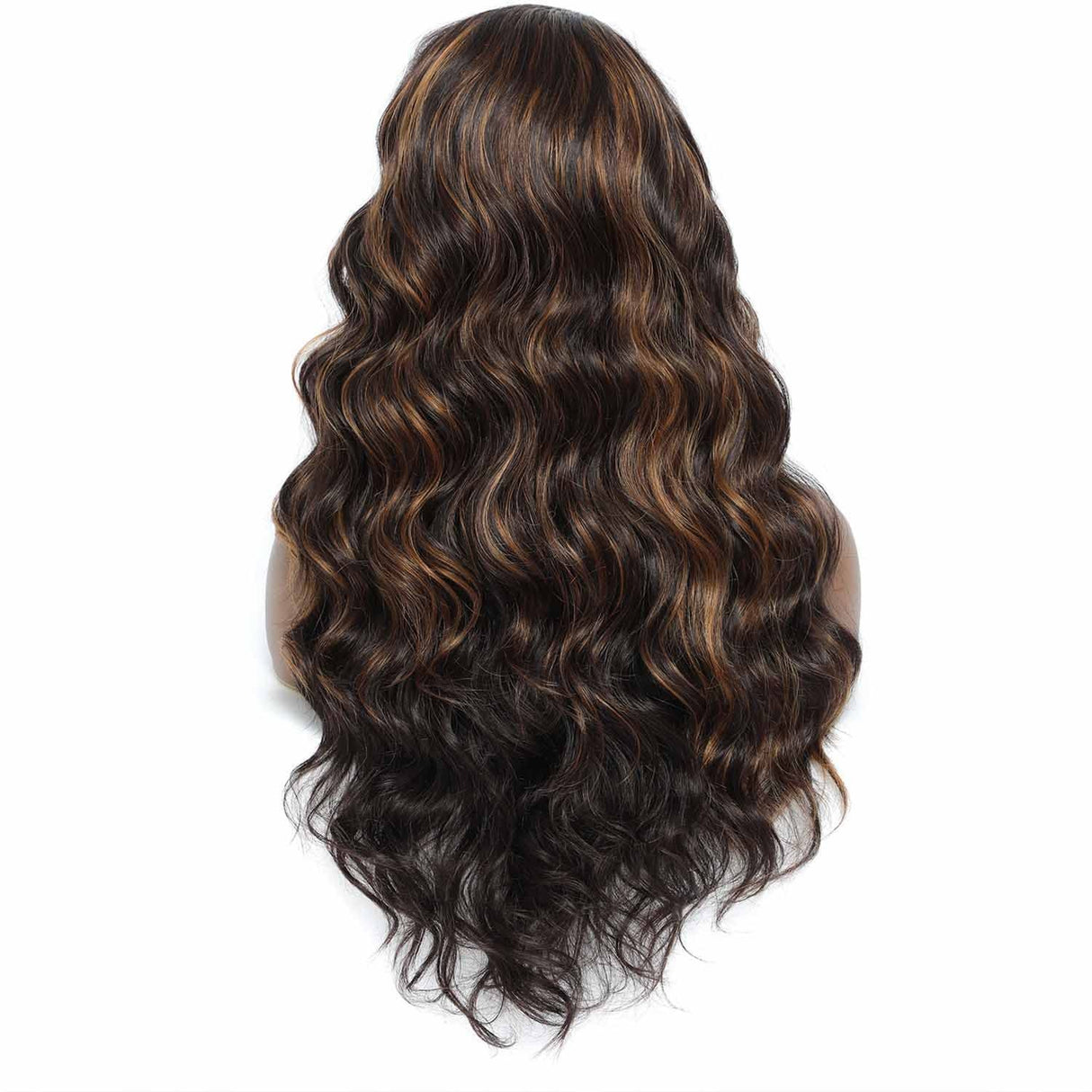 European and American Small Lace Wig Headsets with Intermediate Color Small Lace Center Split Large Wavy Long Curly Wigs - V.I.P Digital Presence
