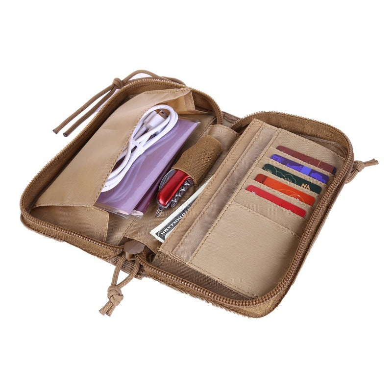 Ma Gaixian's Same Style Xuanwu Tactical Wallet Men's Handbag Outdoor Large Capacity Military Camo Wallet Mobile Case