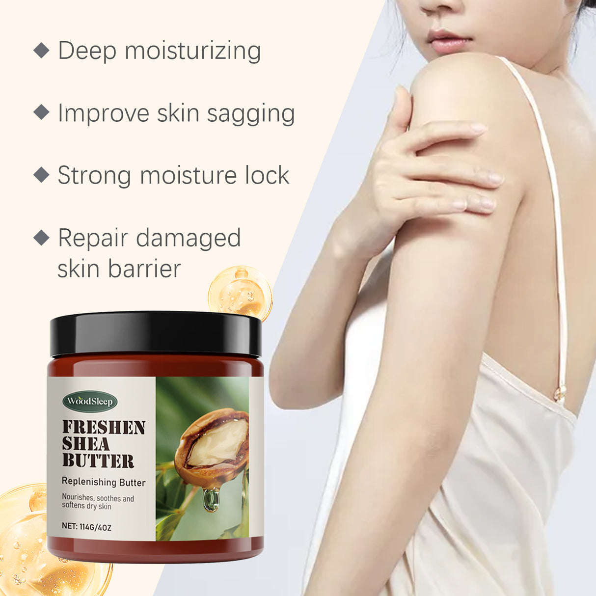 Shea Butter Daily Moisturizing Care Body Moisturizing Skin Moisturizing Body Care Cream