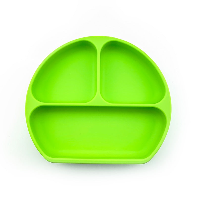 children's dishes baby Silicone Sucker Bowl Baby Smile Face Plate Tableware Set Smile Face Baby Tableware Set kids plate - V.I.P Digital Presence