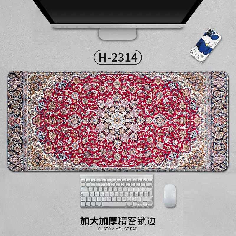 Large Persian Mouse Pad Office Carpet MousePad Natural Rubber Lockedge Anti Slip Desk Mat Laptop Office Game Accessories Pad - V.I.P Digital Presence