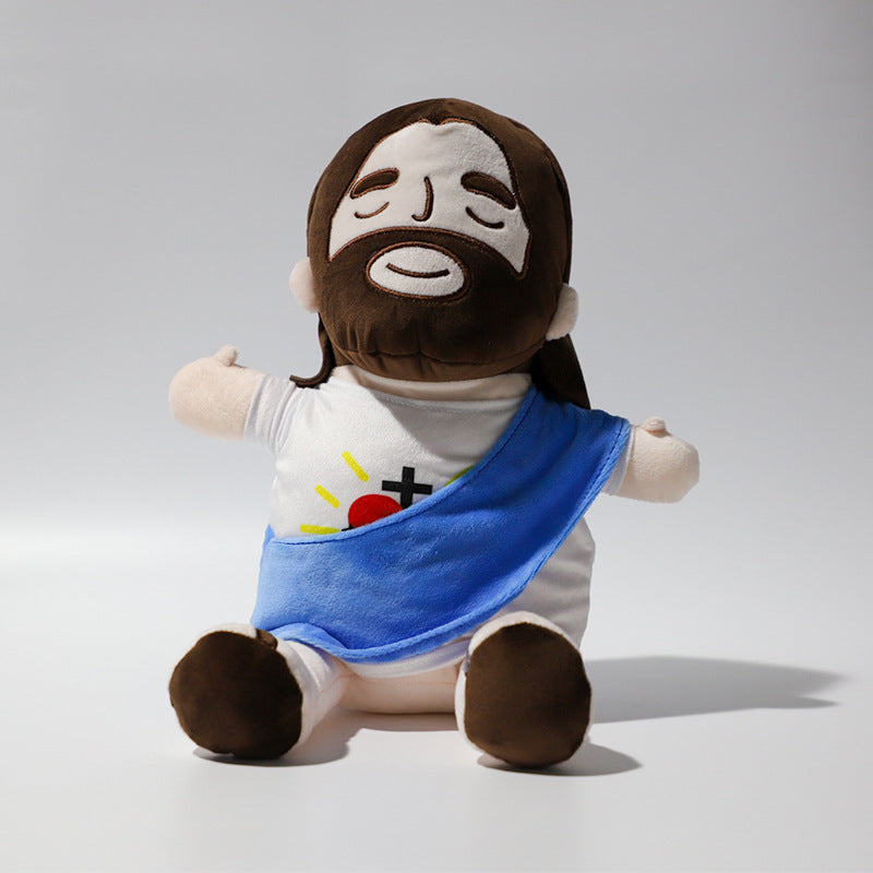 Breathing doll plush toy baby toy baby soothing companionship soothing sleep music glowing doll - V.I.P Digital Presence