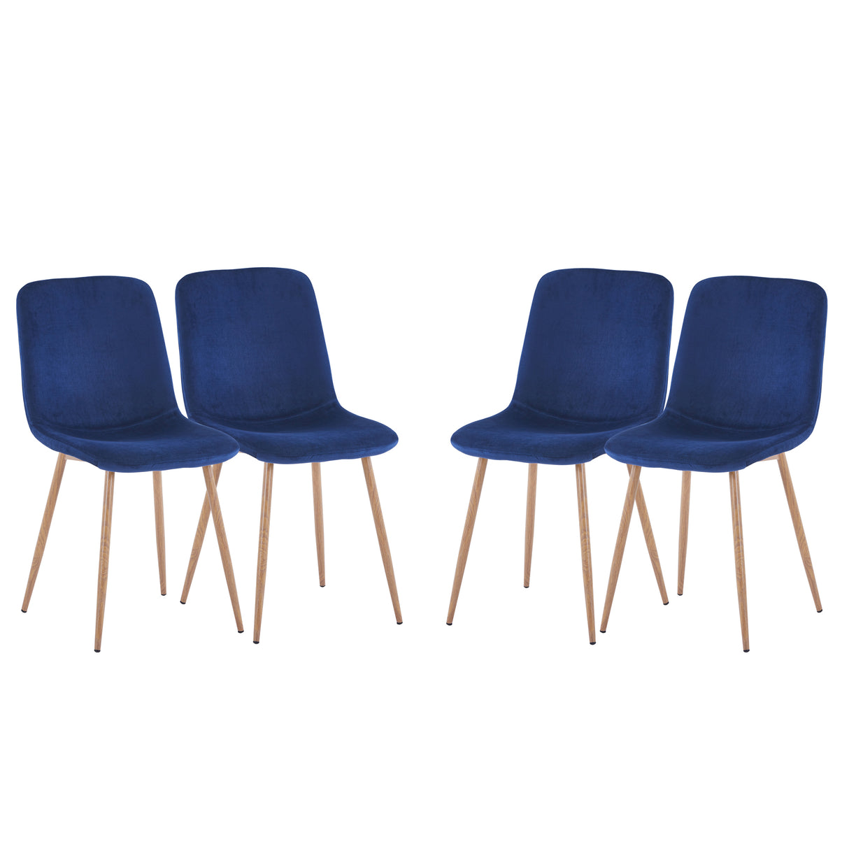 Dining Chair 4PCS(BLUE)Modern style New technology Suitable for restaurants cafes taverns