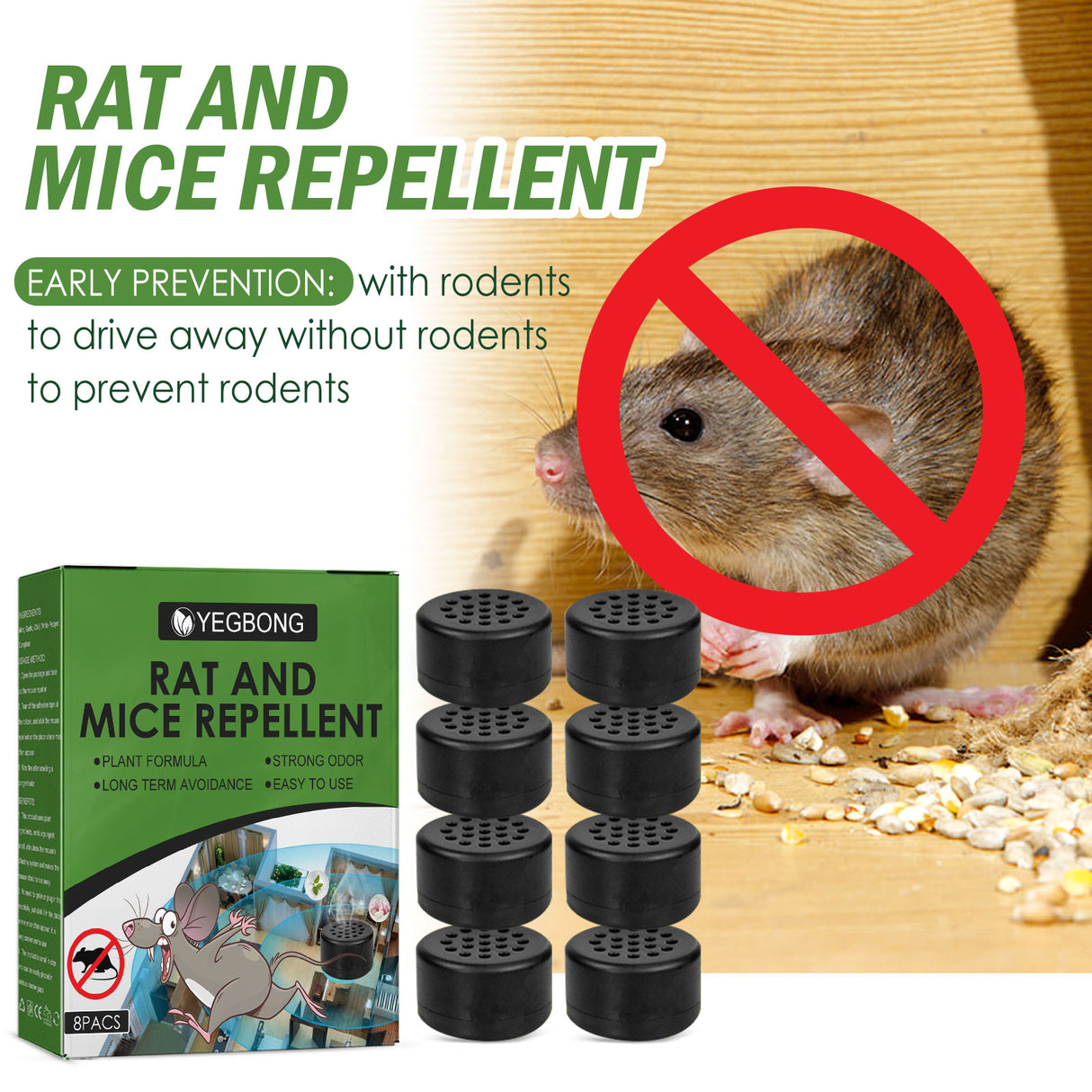 Rat Repellent Pill, Car Engine Outdoor Home Indoor Rat Repellent Pill - V.I.P Digital Presence