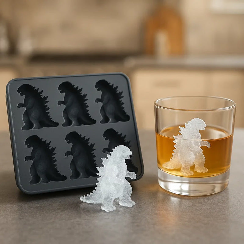 Godzilla Ice Mold: Silicone Kitchen Mold for Baking, Candles, Soaps, Ice Trays, Home Decor & Gifts - V.I.P Digital Presence