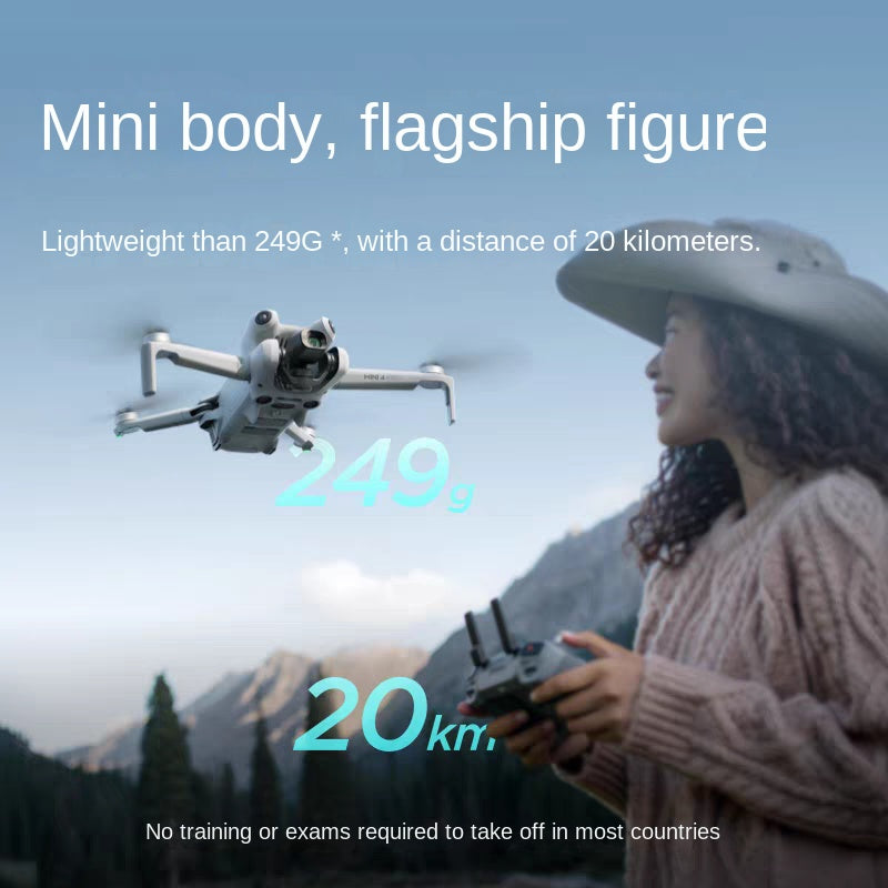 DJI Mini 4 Pro, an all-in-one mini aerial camera from DJI, is an entry-level drone that intelligently follows panoramic shooting - V.I.P Digital Presence