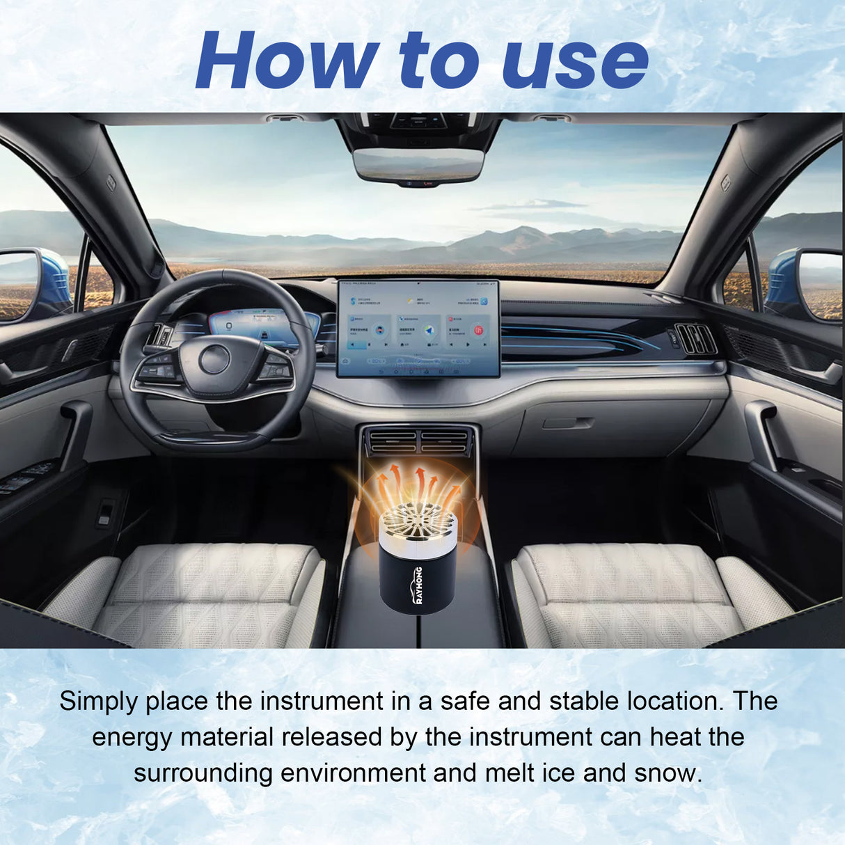 Snow Remover, Car Windshield Snow Melt Defogging Fast And Easy Deicing Heater - V.I.P Digital Presence