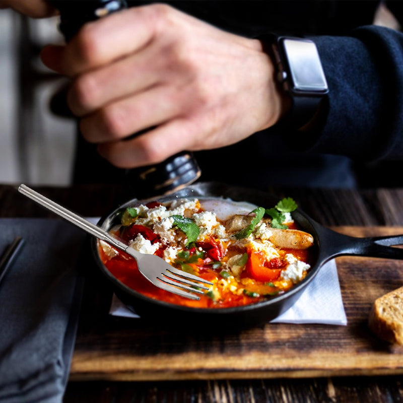 Stainless Steel Telescopic Long-Handle Fork for Barbecue, Dinner, Fruits and Desserts - V.I.P Digital Presence