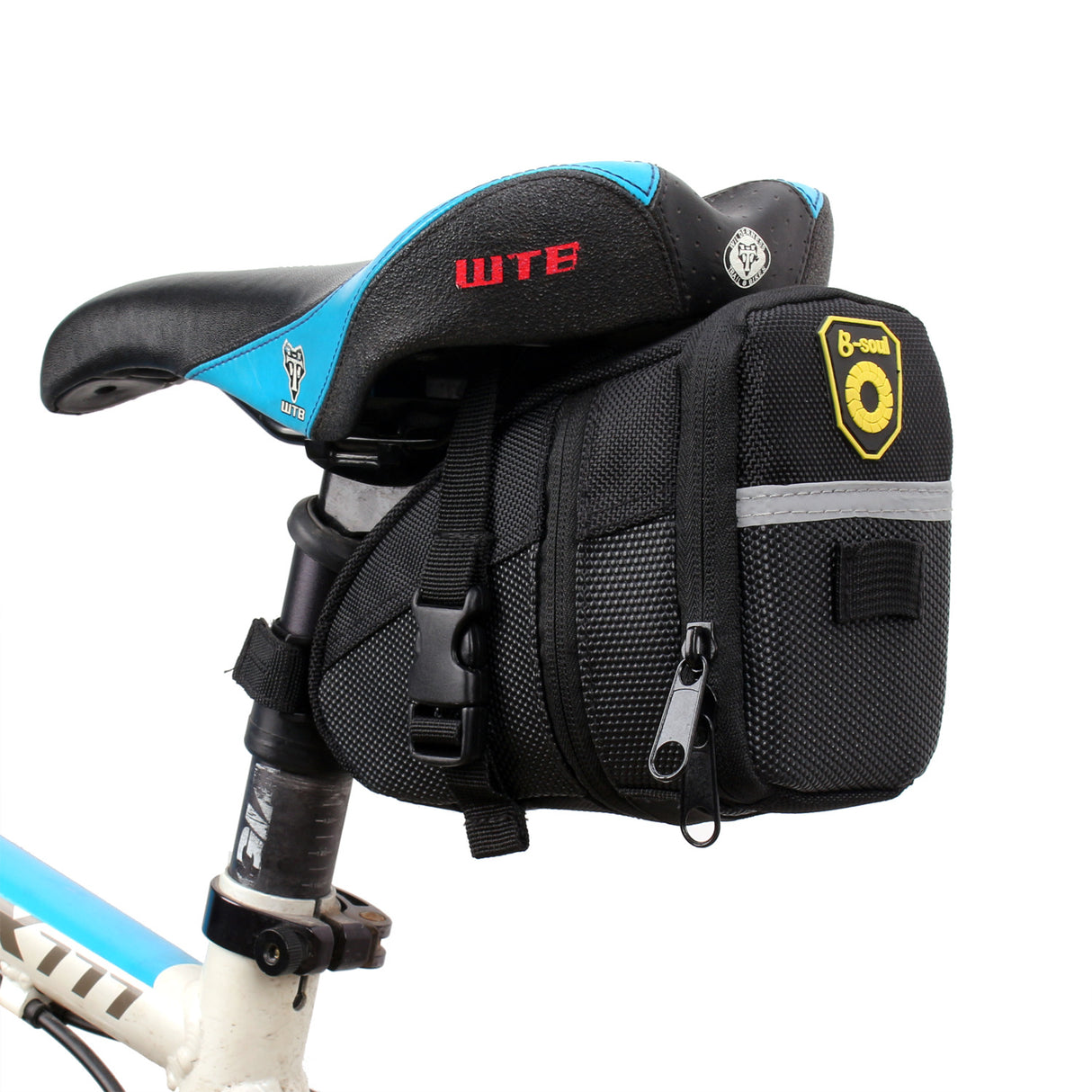 Bicycle Tail Bag Mountain Bike Cushion Bag Seat Riding Equipment Bike Accessories Saddle Bag Folding Car Tail Bag
