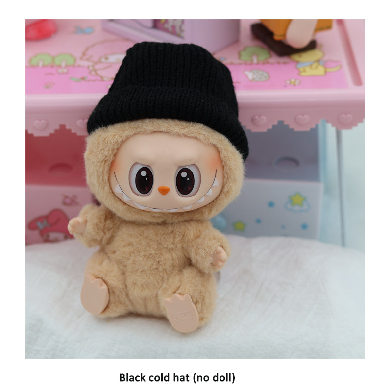 Accessories only Labubu Sitting Party Baby Clothes Black Cold Hat Sunglasses Backpack Trendy Set Labubu Accessories - V.I.P Digital Presence