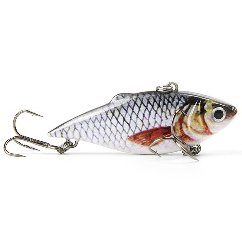 Mmlong 2.5/8.6g Vib Crankbait Lifelike Fishing Lure Slow Sinking Hard Fish Wobbler Pes
