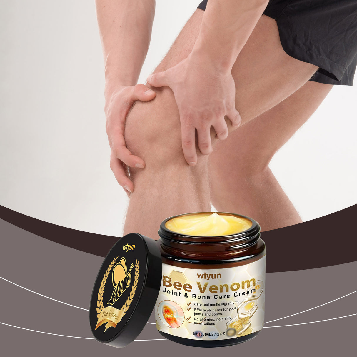 Bee Venom Joint Care Cream Daily Relief Body Joint Muscle Discomfort With Topical Massage Treatment Cream - V.I.P Digital Presence