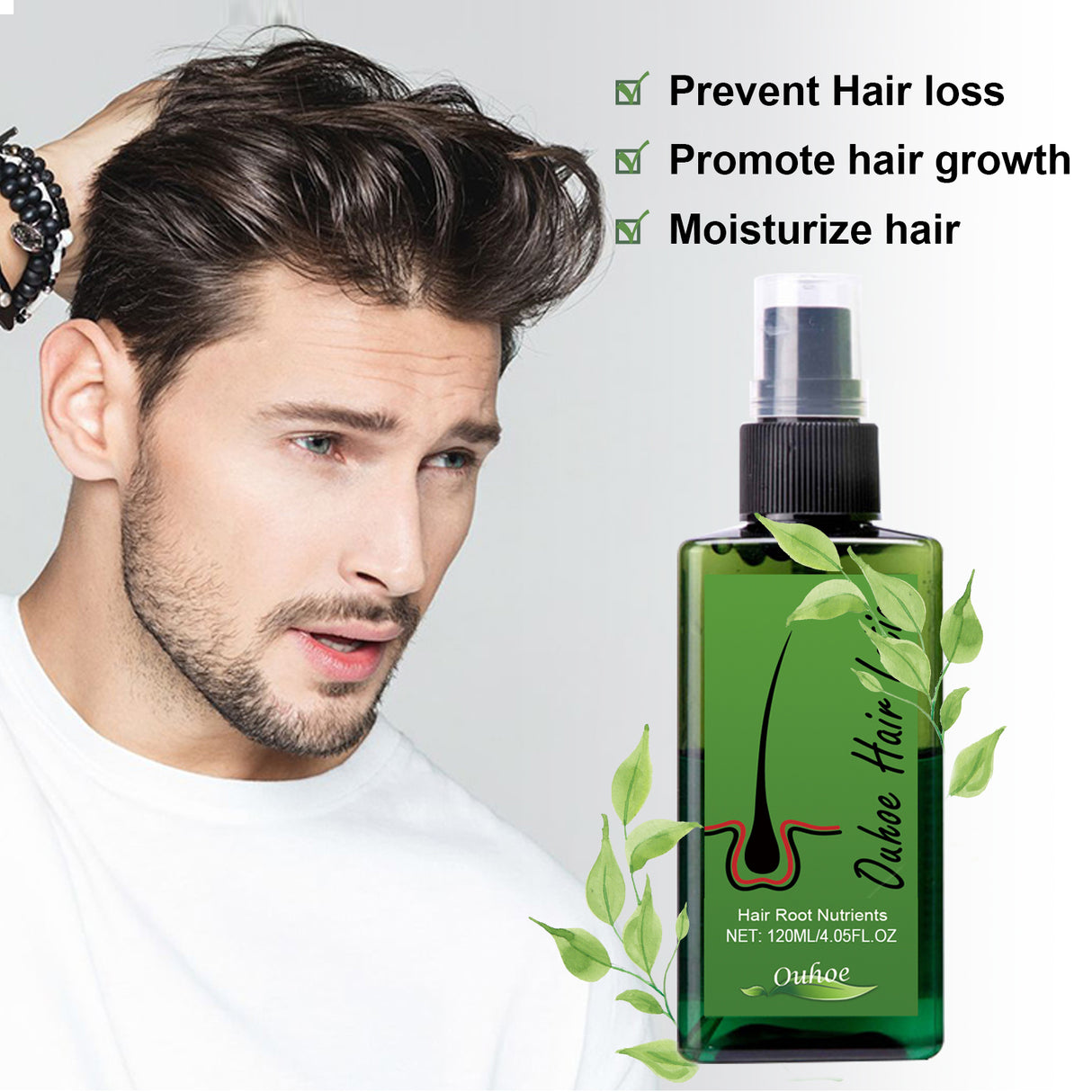 Dense Hair Spray, Anti-Loss Hair Strengthening Hair Repair Hair Root Hair Care Spray - V.I.P Digital Presence