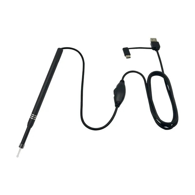 3 In 1 USB Endoscope HD Visual Ears Cleaning Earpick Spoon with 6 LED Light Ear Cleaning Tool Ear Massage - V.I.P Digital Presence