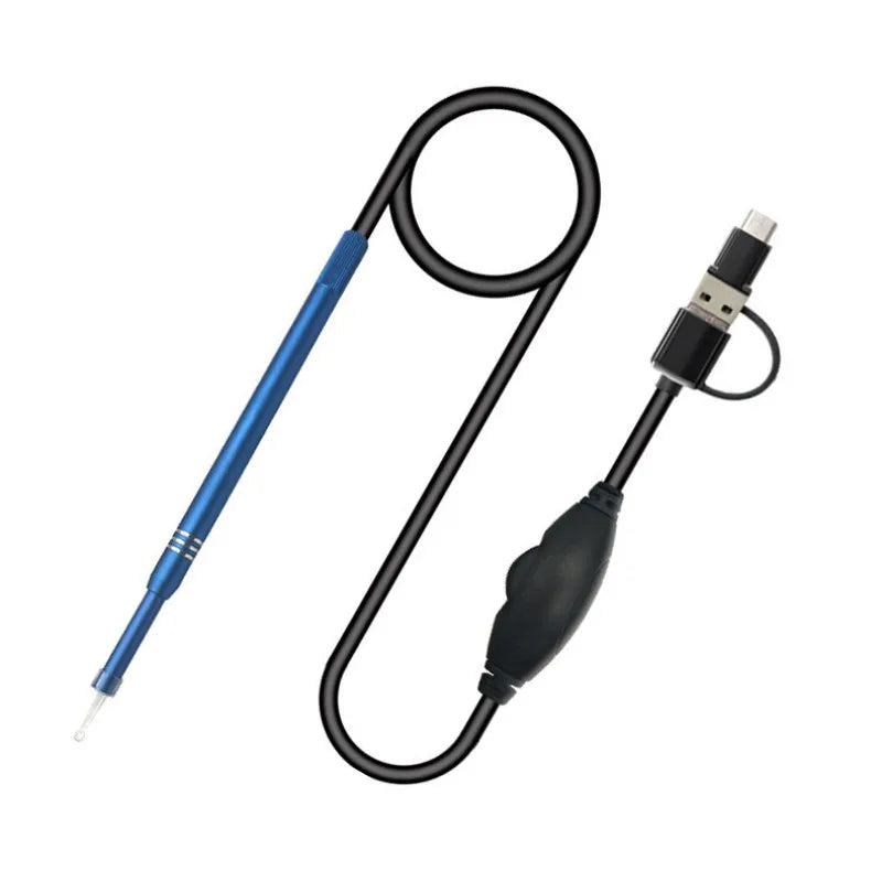 3 In 1 USB Endoscope HD Visual Ears Cleaning Earpick Spoon with 6 LED Light Ear Cleaning Tool Ear Massage - V.I.P Digital Presence