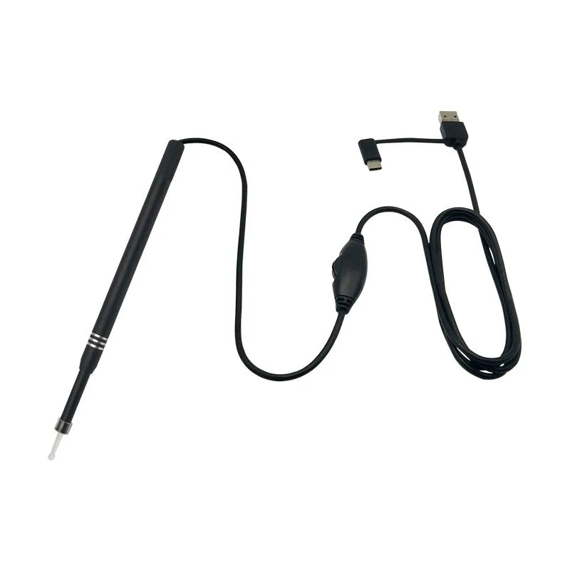 3 In 1 USB Endoscope HD Visual Ears Cleaning Earpick Spoon with 6 LED Light Ear Cleaning Tool Ear Massage - V.I.P Digital Presence