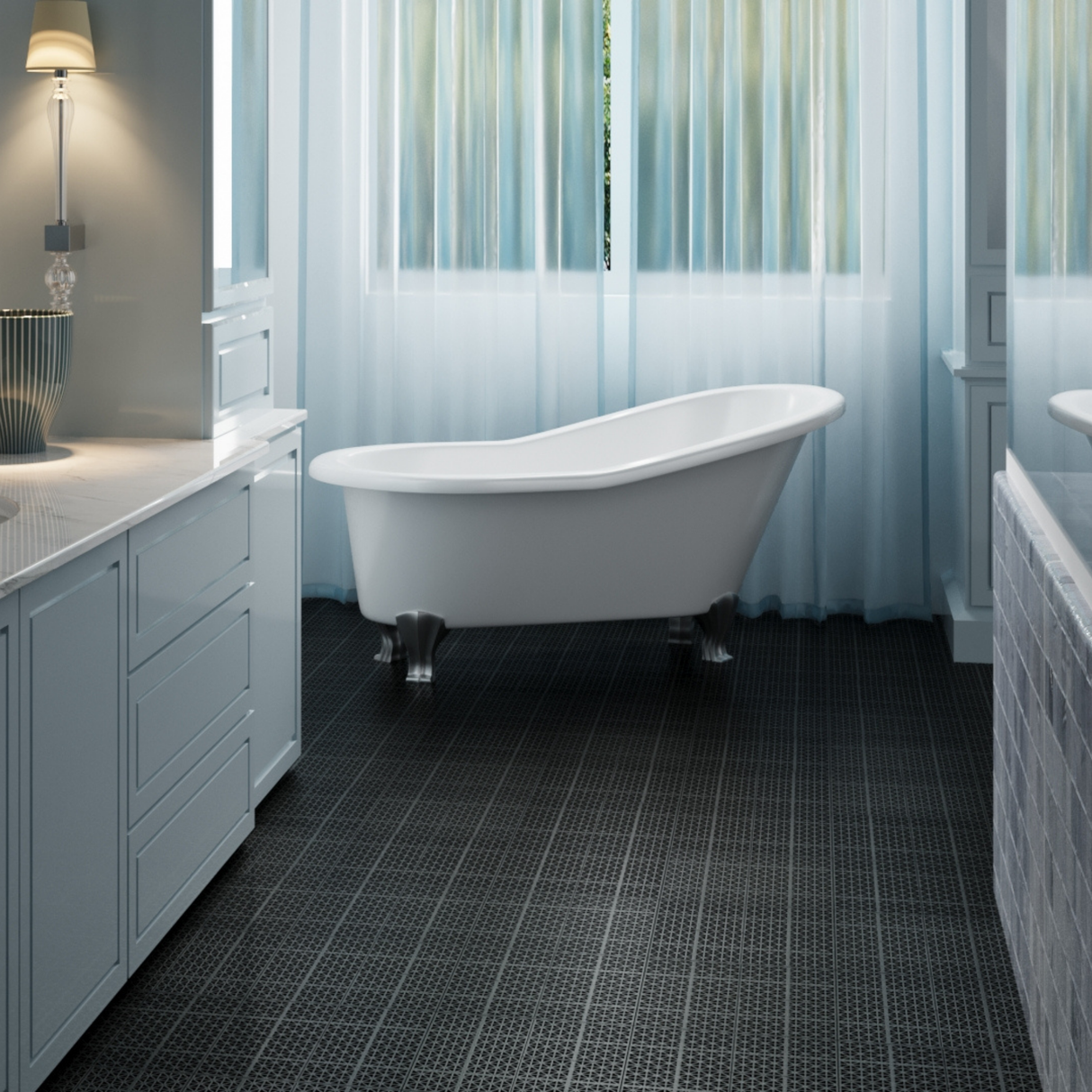 12 x 12 inch black interlocking deck tiles, plastic waterproof, weighing up to 6613 pounds, with a rose pattern pack of 12 - V.I.P Digital Presence