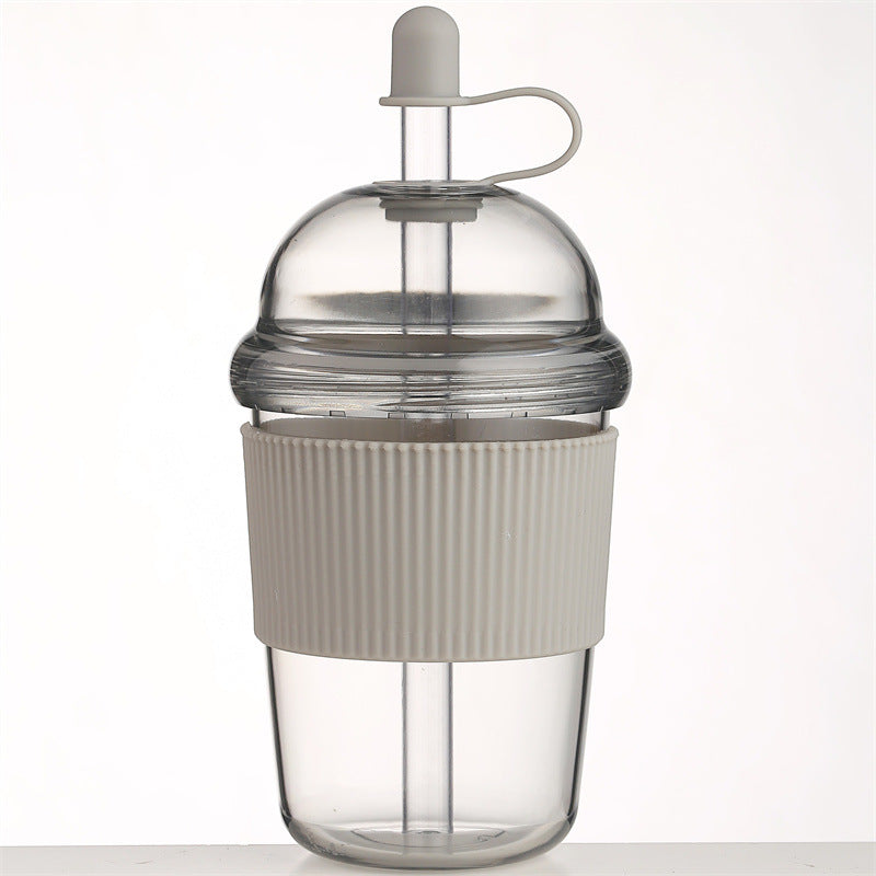 630ML straw cup (with lid/straw) – coffee, milk, tea, water, juice; Ins-style, office-friendly - V.I.P Digital Presence