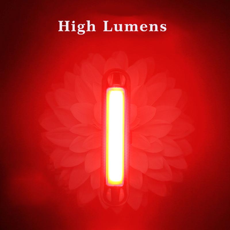 ROCKBROS Bicycle Light Bike Cycling Waterproof Taillight 30 LED Super Light With USB Rechargable Safety Night Riding Rear