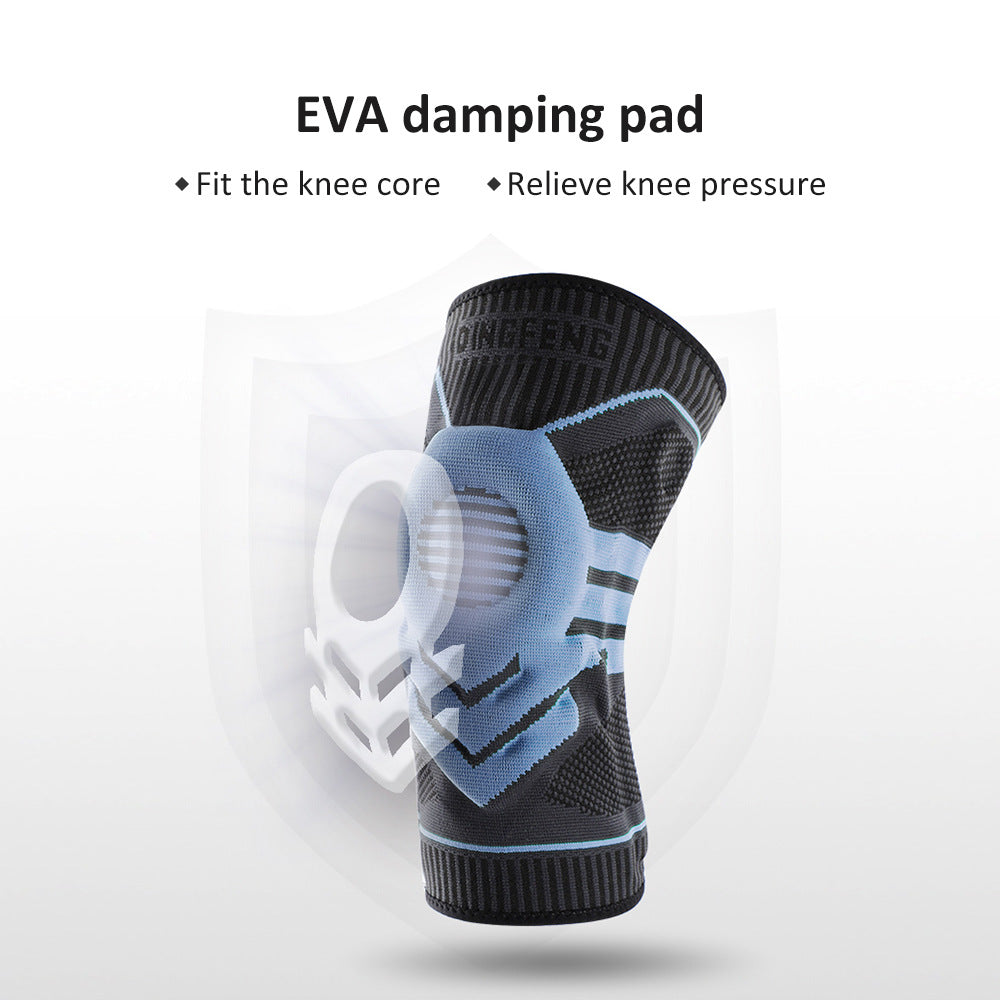 Hailicare Silicone Knee Pads Anti-Slip Anti-Collision Anti-Collision Booster Support Fixator Sports Knee Pads - V.I.P Digital Presence