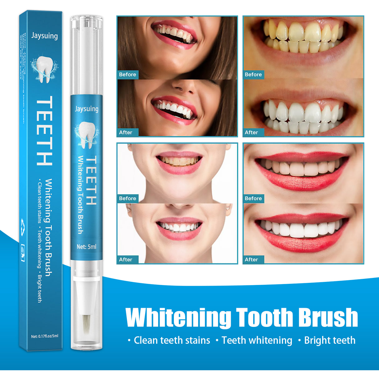 Teeth Whitening Pen Clean Beauty Brightening Gel Mouth Clean Yellow Teeth Tea Stains Smoke Stains Clean Teeth Stains Clean - V.I.P Digital Presence