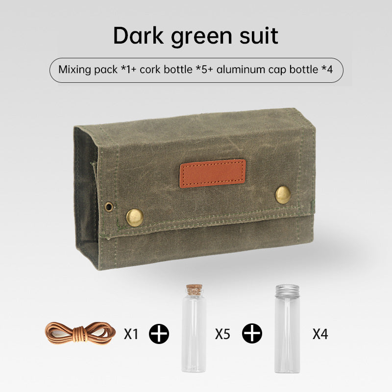 New Canvas Portable Bbq Outdoor Barbecue Seasoning Bottle Seasoning Bag Camping Picnic Seasoning Bottle Set - V.I.P Digital Presence