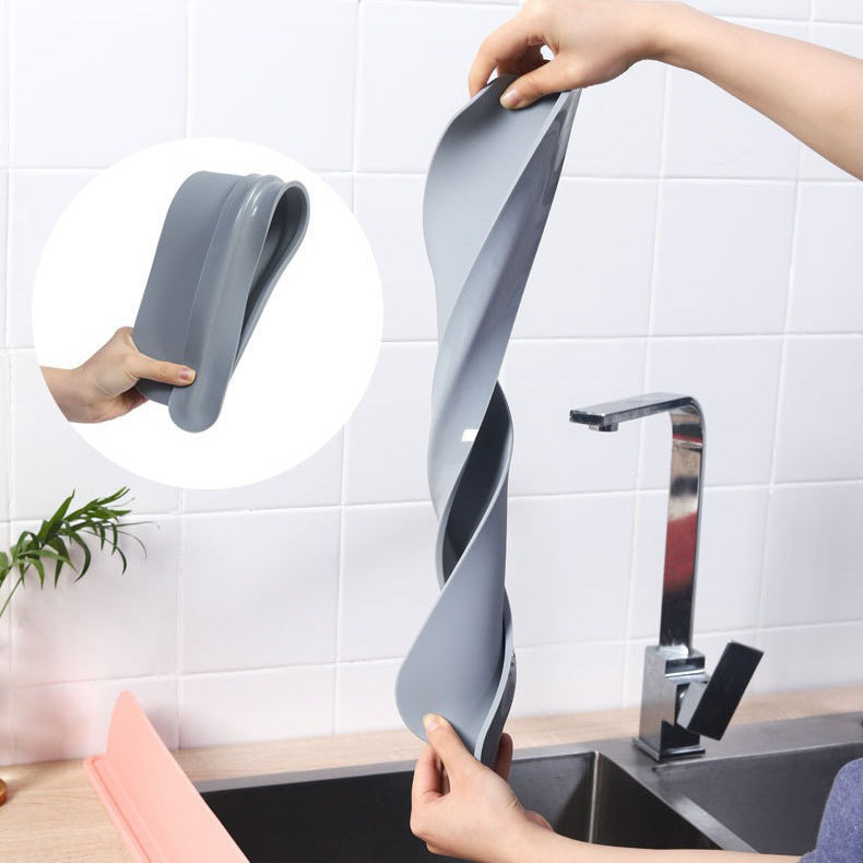 Thick sink water blocking plate kitchen splash proof faucet bathroom sink suction cup - V.I.P Digital Presence