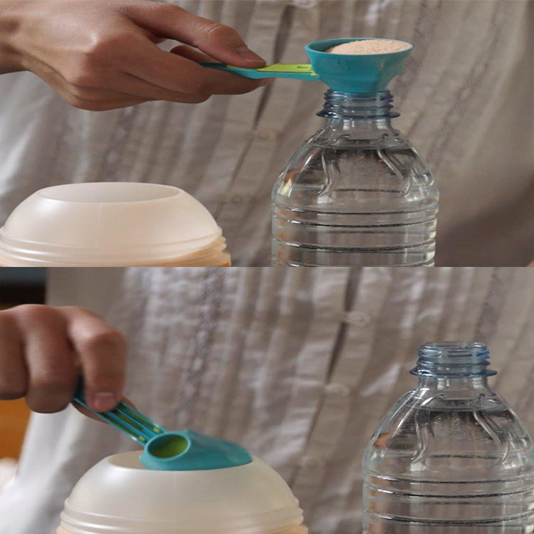 Mess Free Measuring Funnel Creative Protein Powder Sliding Spoon Egg Yolk Separation Funnel - V.I.P Digital Presence