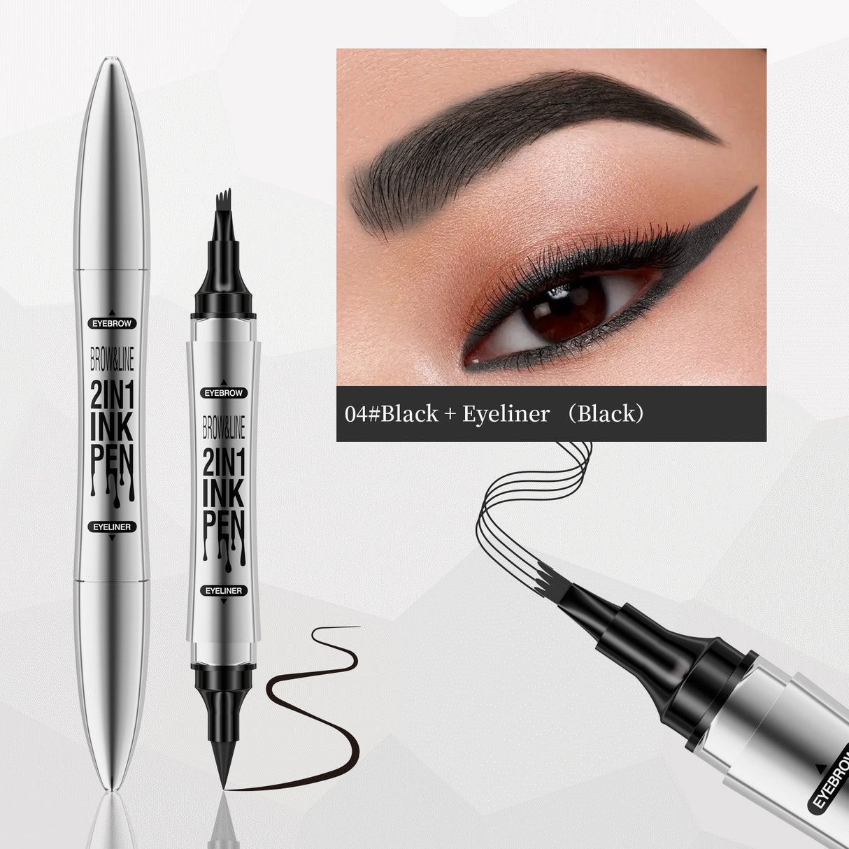 Hellokiss Eyeliner and eyebrow pencil 2 in 1 - V.I.P Digital Presence