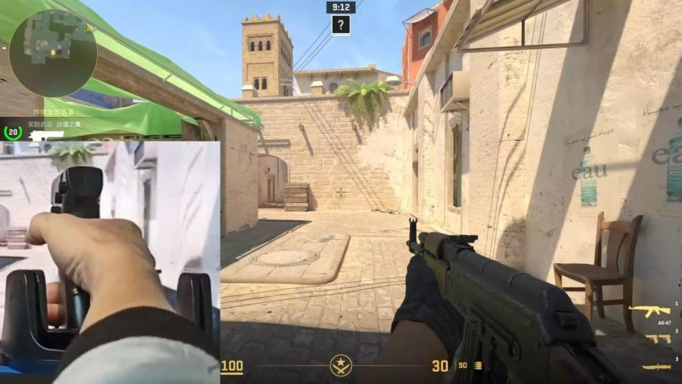 Shooting Game Mouse Gun style Vertical Handle Grip Trigger Features Pistol Vertical Dedicated Wired Peripheral - V.I.P Digital Presence