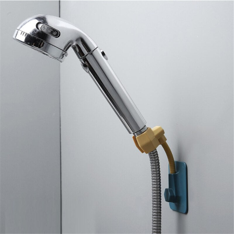 Universal Adjustable Shower Bracket Paste-type Shower Nozzle Base Home Bathroom Punch-free Self Adhesive Shower Bracket Base - V.I.P Digital Presence