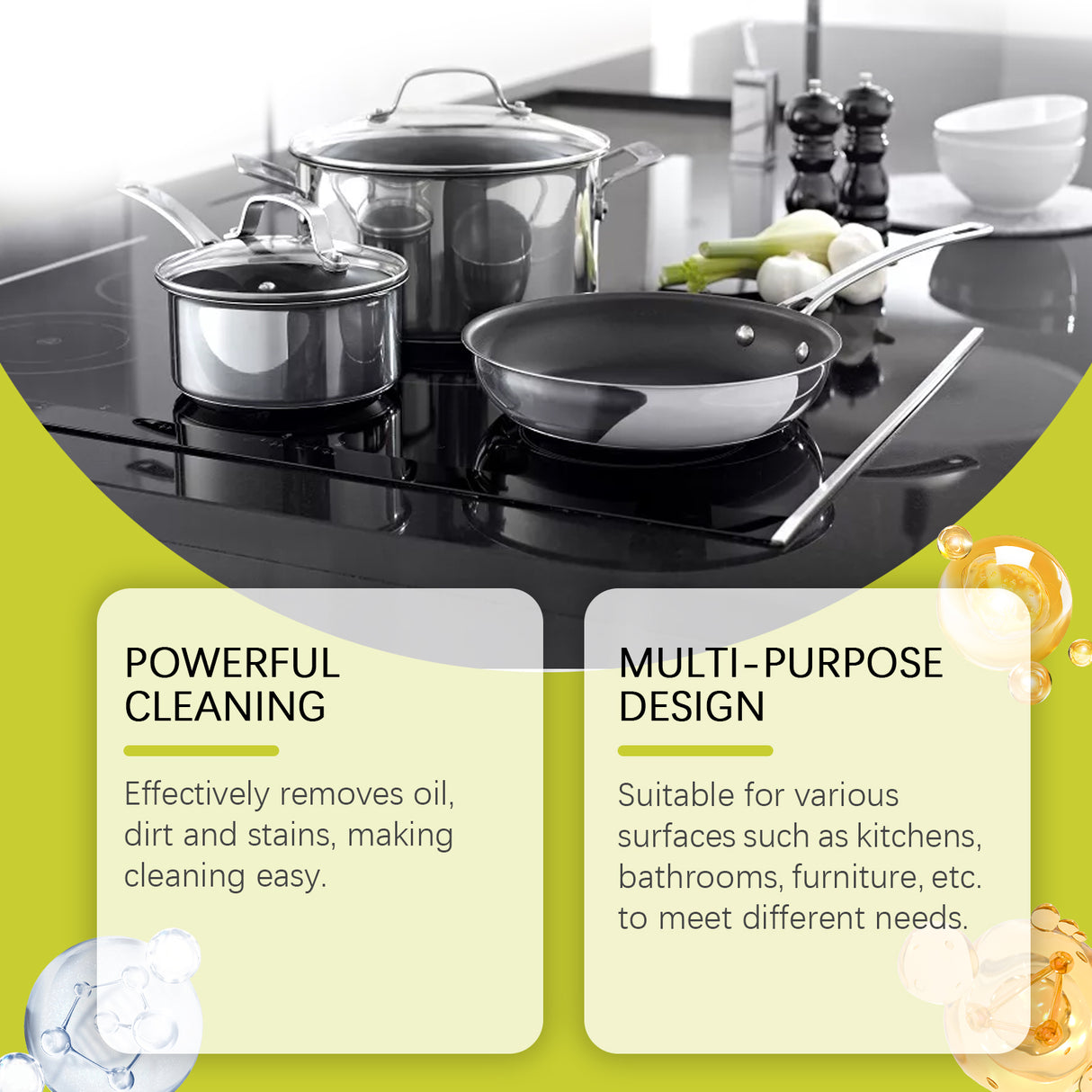 Multi-Purpose Cleaning Paste Household Kitchen Bathroom Furniture Grease And Scale Multi-Purpose Cleaner - V.I.P Digital Presence