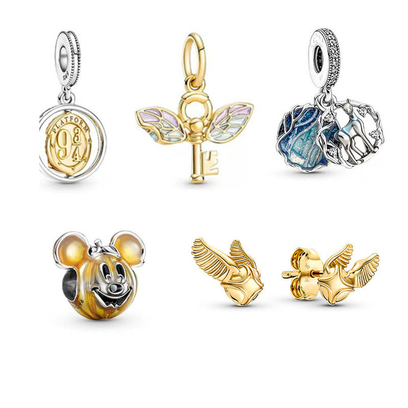 Harry's New Creative Pumpkin Loose Beads Personality DIY Bracelet Beaded Magic Key Bracelet Pendant Beads - V.I.P Digital Presence