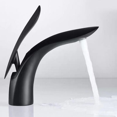 Light luxury all copper mesh red rose gold washbasin under the sink, basin faucet, light luxury style, simple and creative faucet, bathroom - V.I.P Digital Presence