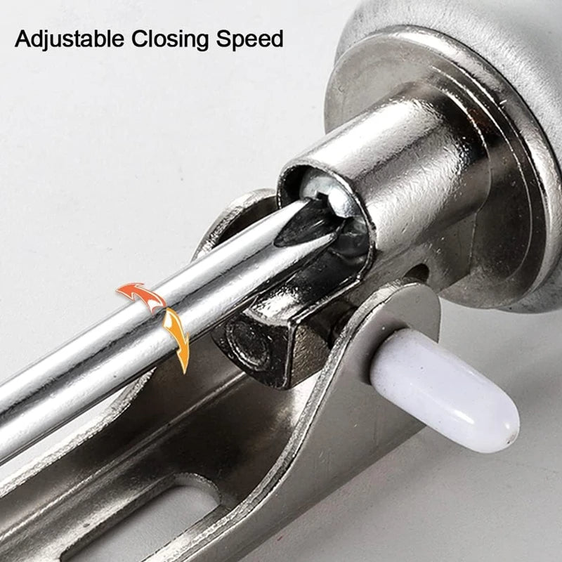 Gas Spring Automatic Door Closer 90 Degrees Within The Positioning Stop Mute Soft Closing Device Adjustable Buffer Force - V.I.P Digital Presence