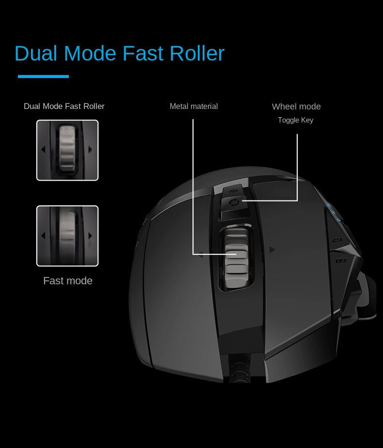 Logitech G502Hero Dominator Cable Gaming Mouse G502SE Esports PUBG RGB Backlight - V.I.P Digital Presence