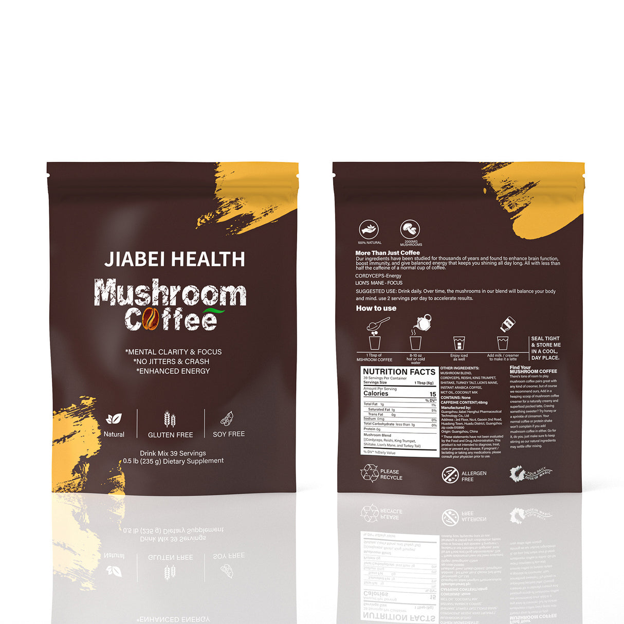 Mushroom Coffee Bagged Mushroom King Small Turkey Tail Mushroom Coffee - V.I.P Digital Presence