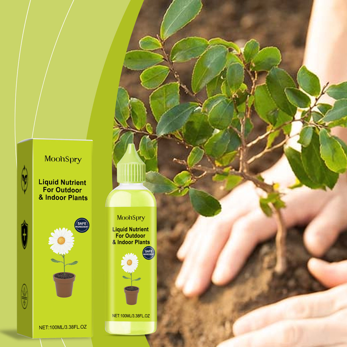 Moonspry Indoor And Outdoor Plant Nutrient Solution Green Leaf Lawn Flower Pot Fertilizer Hair Root Growth Nutrient Solution - V.I.P Digital Presence