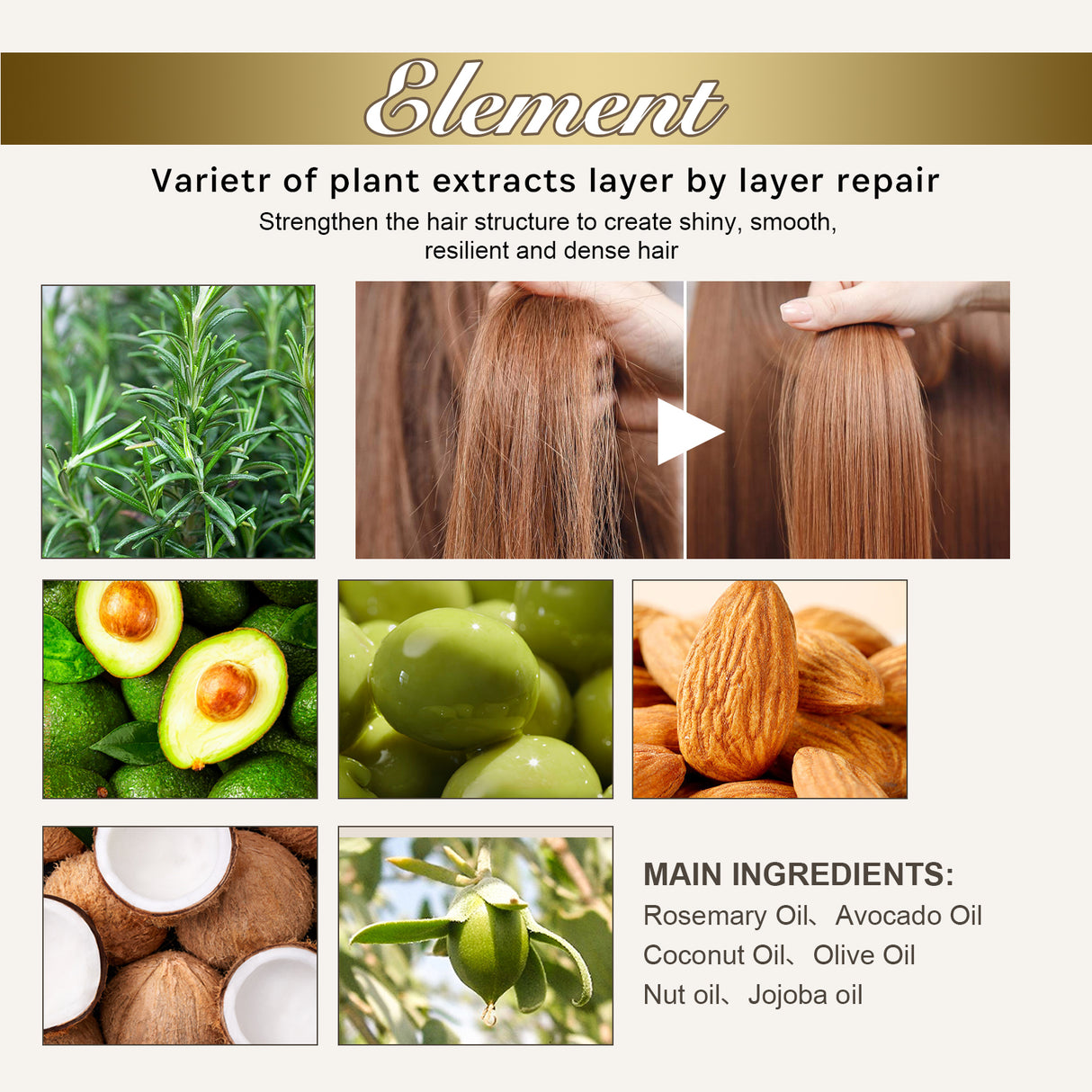 Keratin Hair Essence Spray, Hair Repair To Improve Dry Curly Frizz Pomade Essence - V.I.P Digital Presence