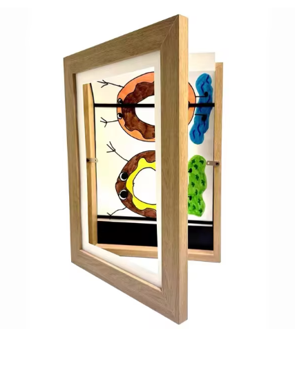 Children Art Frames Magnetic Front Open Changeable Kids Frametory for Photo Drawing Paintings Pictures Display - V.I.P Digital Presence