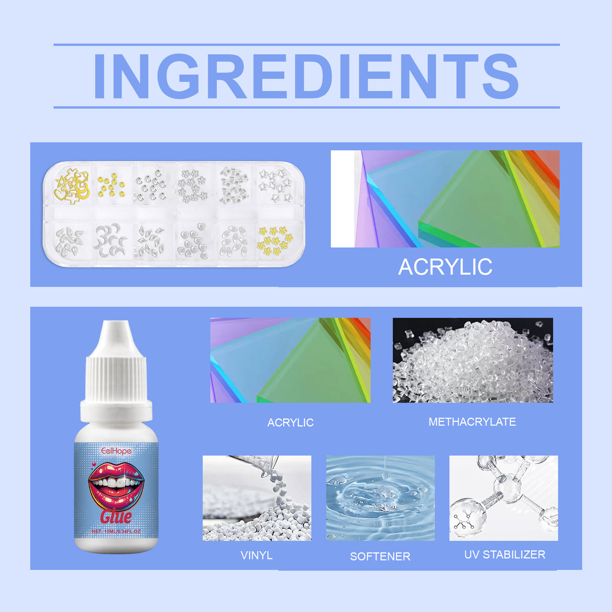 Dental Beauty Set Diy Fashion Dental Decoration Drill Personality Sparkle Light Up Smile Style - V.I.P Digital Presence