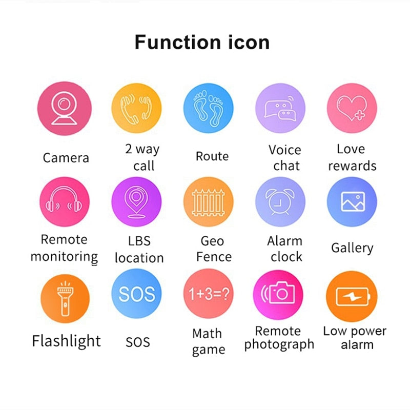 Q19 Dual Cameras Flip design waterproof Kids Smart Watch LBS Positioning SOS Mobile Phone Watch - V.I.P Digital Presence