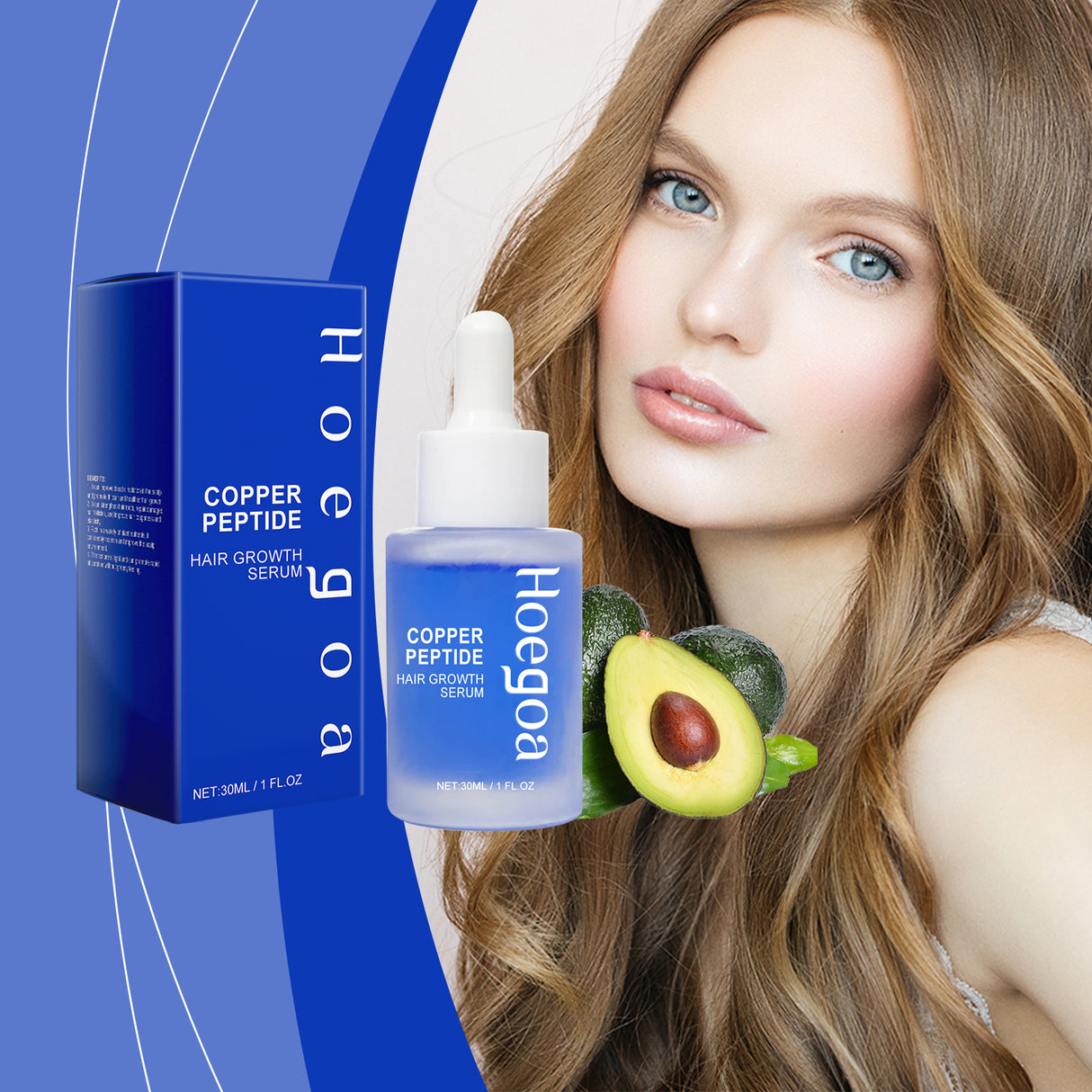 Copper Peptide Hair Serum Nourishes Scalp, Nurses Roots, Restores Fluffy And Strong Hair - V.I.P Digital Presence