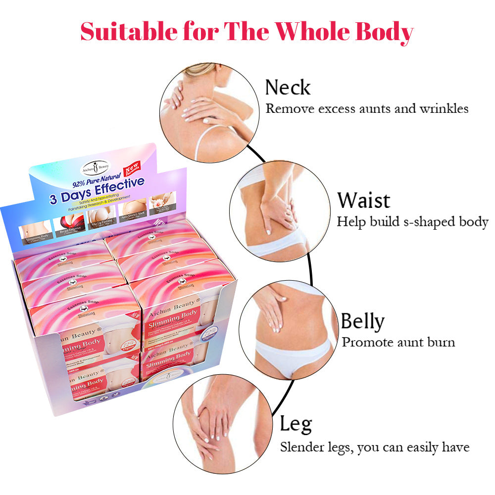 Body Sculpting Two-Color Handmade Soap Body Skin Curve Lift Moisturizing Moisturizing Mild Skin Care Handmade Soap - V.I.P Digital Presence